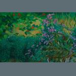 Asters, oil on canvas