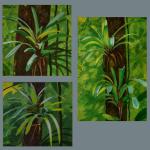 details, mural, Smithsonian Orchid Show