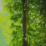 detail, mural, Smithsonian Orchid Show