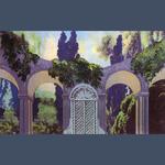 design for backdrop, Sleeping Beauty